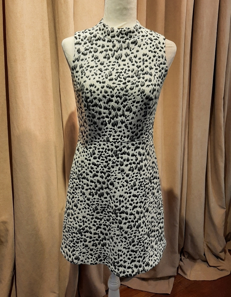 Loft animal print dress
